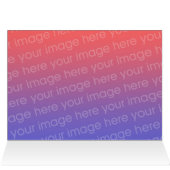 Hydrangea-Blumen-Hochzeits-Tabellen-Platzkarte (Innenansicht Horizontal (Oben))