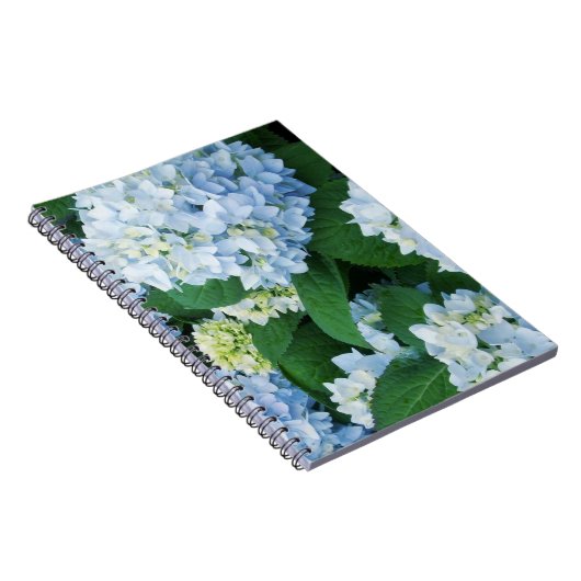Hydrangea-Blumen-Notizbuch Notizblock (Rechte Seite)