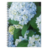 Hydrangea-Blumen-Notizbuch Notizblock (Vorderseite)