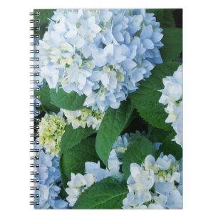 Hydrangea-Blumen-Notizbuch Notizblock
