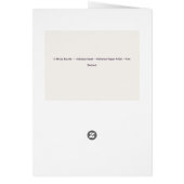 Hydrangea-Blumen-Vase-Karte | Luxe Botanical (Hinten)