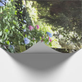 Hydrangea Blumenbäume Naturfotografie Geschenkpapier (Ecke)