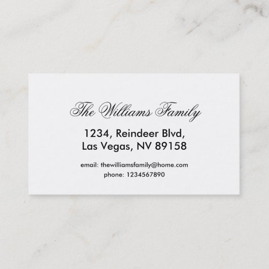 Hydrangea Blumenbäume Naturfotografie Visitenkarte (Rückseite)