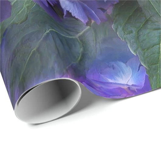 Hydrangea-Blumenstrauß-Kunst-Geschenk-Verpackung Geschenkpapier (Rolleneckpunkt)