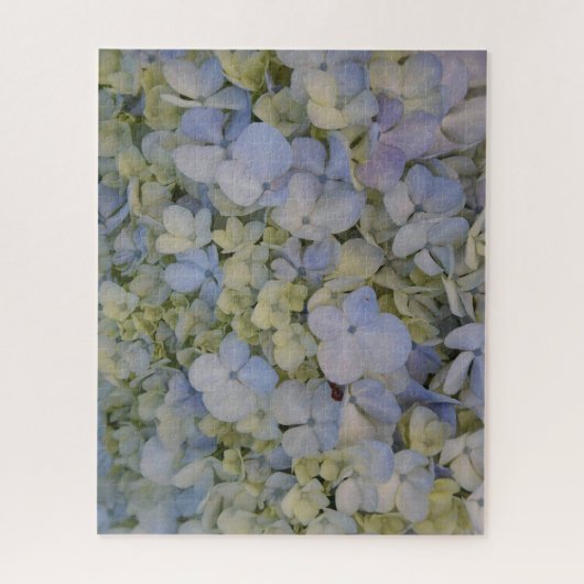 Hydrangea-Blüten - Puzzle (Vertikal)