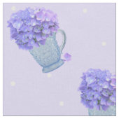 Hydrangea-Blüten-Stoff Stoff (Nahaufnahme)