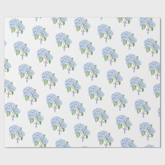 Hydrangea-Bogen Geschenkpapier (Flach)