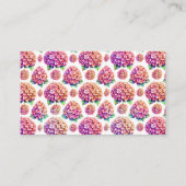 Hydrangea Book Theme Enclosure Card Begleitkarte (Rückseite)