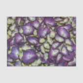 Hydrangea Botanical Lila Floral Fotografie Seidenpapier (Vorderseite)