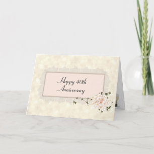 Hydrangea Bouquet, 40 Jahre alt Karte