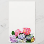 Hydrangea Bouquet Briefpapier (Vorderseite)