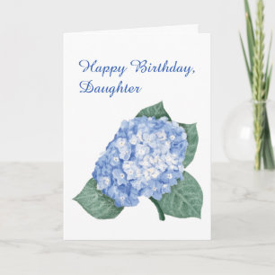 Hydrangea Bouquet Daughter Birthday Karte