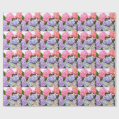 Hydrangea Bouquet Geschenkpapier (Flach)