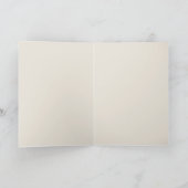 Hydrangea Bouquet in Vase Karte (Innenseite)