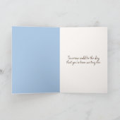 Hydrangea Bouquet in Vase Karte (Innenseite)