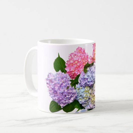 Hydrangea Bouquet Kaffeetasse (Vorderseite Links)