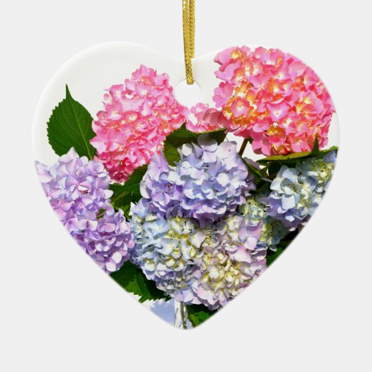 Hydrangea Bouquet Keramikornament (Vorne)