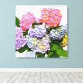 Hydrangea Bouquet Leinwanddruck (Insitu (Holzboden))
