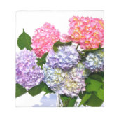 Hydrangea Bouquet Notizblock (Vorderseite)