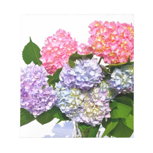 Hydrangea Bouquet Notizblock (Vorderseite)