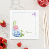 Hydrangea Bouquet Paper Napkin Serviette (Beispiel)