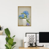 Hydrangea Bouquet Poster (Heimbüro)