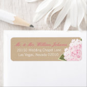 Hydrangea Bouquet Wedding Label (Insitu)