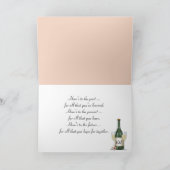 Hydrangea Bouquet zum 70. Jahrestag Karte (Innenseite)