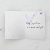 Hydrangea Bouquet zum Jahrestag Karte (Innenseite)