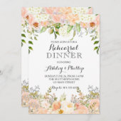 Hydrangea-Brautdusche Einladung (Vorne/Hinten)