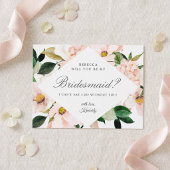 Hydrangea Brautjungfer Antrag Postkarte