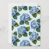 Hydrangea-Brautparty Einladung (Rückseite)