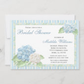 Hydrangea-Brautparty-Einladung Einladung (Vorderseite)