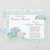 Hydrangea-Brautparty-Einladung Einladung (Vorne/Hinten)