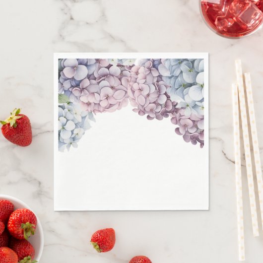 Hydrangea Brautparty Napkin Serviette (Beispiel)