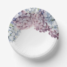 Hydrangea Brautparty Paper Bowls