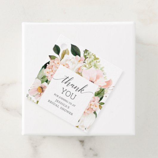 Hydrangea Brautparty Vielen Dank für Ihre Unterstü Geschenkanhänger (Beispiel)