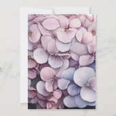 Hydrangea Bridal Dusche Einladung (Rückseite)