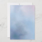 Hydrangea Brunch Bubbly Bridal Dusche Einladung (Rückseite)