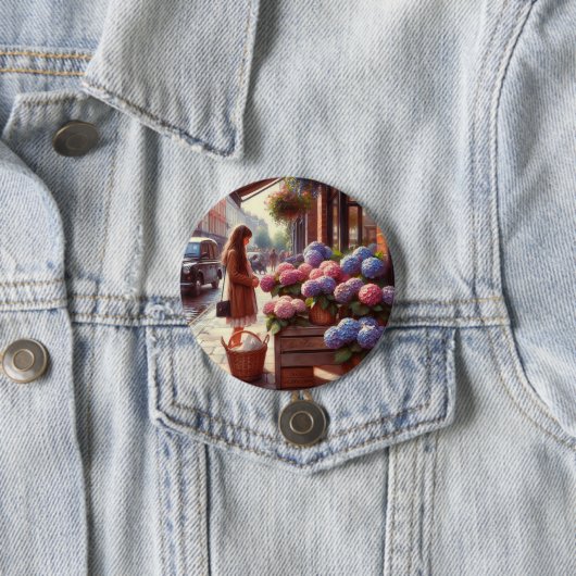 hydrangea button (Beispiel)