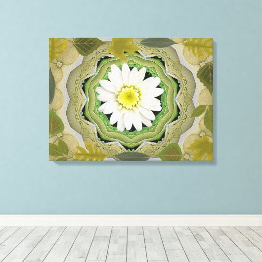 Hydrangea Canvas Print Leinwanddruck (Insitu (Holzboden))