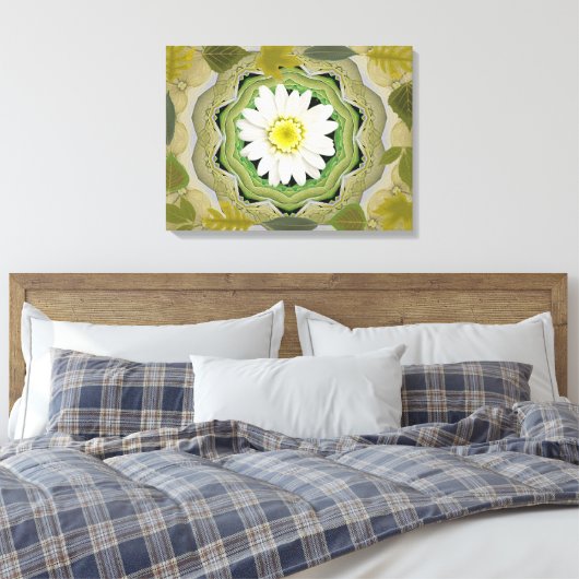 Hydrangea Canvas Print Leinwanddruck (Insitu (Schlafzimmer))