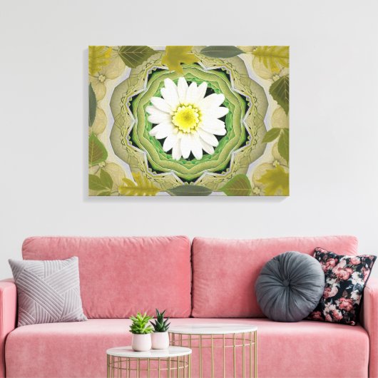 Hydrangea Canvas Print Leinwanddruck (Insitu (Wohnzimmer))