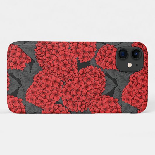 Hydrangea Case-Mate iPhone Hülle (Rückseite (Horizontal))