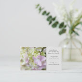 Hydrangea Closeup-Mama Visitenkarte (Stehend Vorderseite)