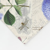 Hydrangea Collage Fleecedecke (Ecke)