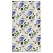 Hydrangea Collage Kleine Geschenktüte (Rückseite)