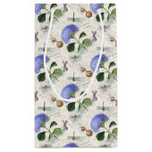 Hydrangea Collage Kleine Geschenktüte (Rückseite)