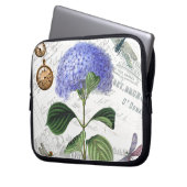 Hydrangea Collage Laptopschutzhülle (Vorderseite Links)