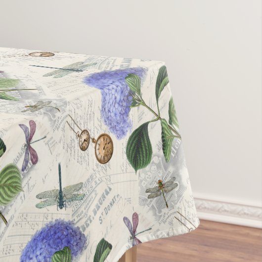 Hydrangea Collage Tischdecke (Beispiel)